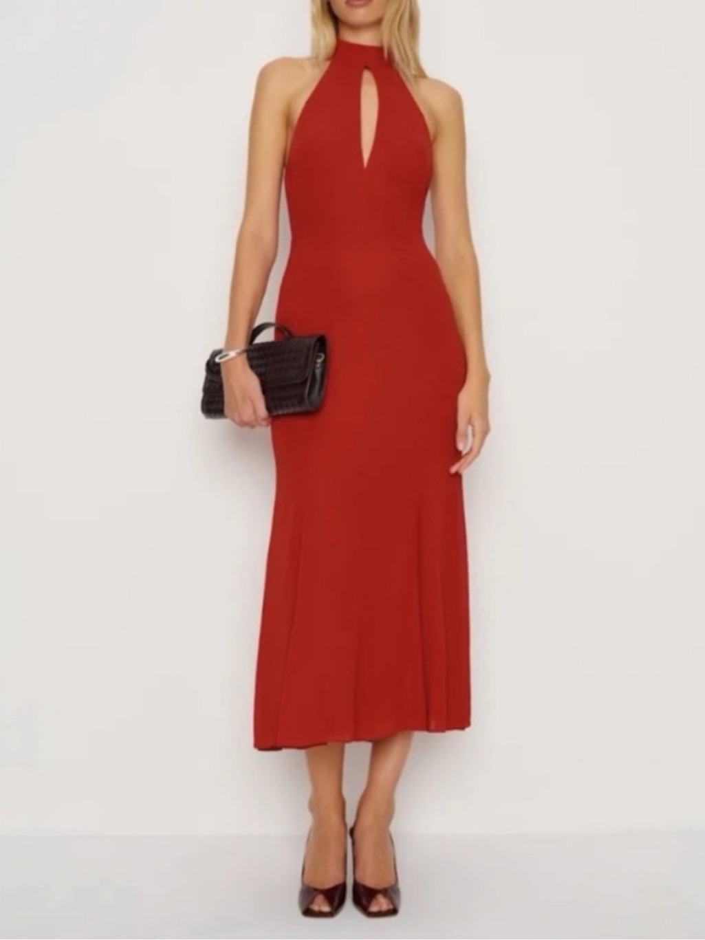 Reformation Noele Dress In Sangre